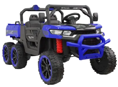 UTV electric pentru 2 copii Kinderauto X-Force 300W 24V premium, culoare albastru