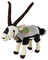 Jucărie de pluș Rappa Eco friends - Antilopa oryx, 28 cm