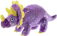 Jucărie moale de pluș Heunec Playclub - Triceratops, 25 cm