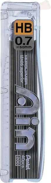 Graffiti Pentel - Hi-Polymer, HB, 0,7 mm, 40 buc