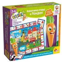 Joc educativ interactiv Lisciani Giochi Carotina – La Londra (limba bulgară)