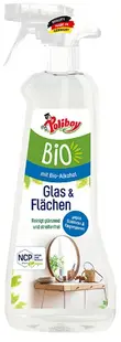 Spray pentru geamuri Poliboy – BIO, cu bio-alcool, 500 ml