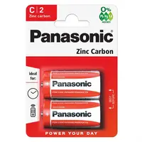 Baterii C R14, blister 2 Buc. Panasonic Zinc