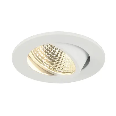 Spot incastrat, NEW TRIA 68 Ceiling lights, white Indoor LED recessed ceiling light white round 3000K 38° incl. driver clip springs