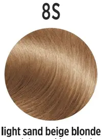 Vopsea de par profesionala ELEMENT 8S Light Sand Beige Blonde 100ml