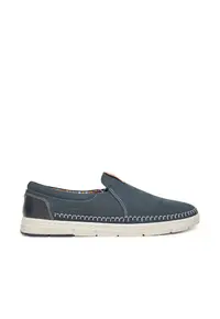 Pantofi barbati - bleumarin - piele naturala - 69874 - Albastru