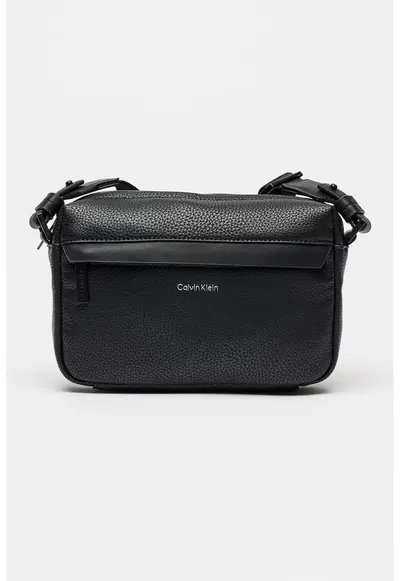 Geanta crossbody textila - Negru