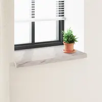 vidaXL Prag de fereastră Textură de marmură 80 x 50 x 4,5 cm PVC