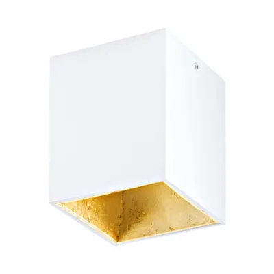 Polasso square 3,3W 3000K white gold IP20