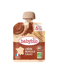 Desert crema din gris si cacao Bio, 85g, BabyBio