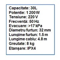 Aspirator Industrial 30L. (Uscat) Jbm