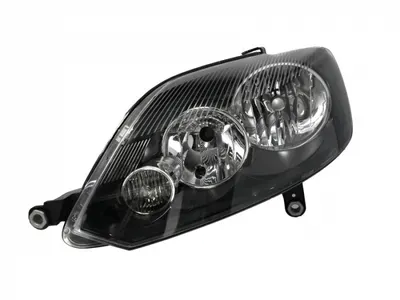 Far stanga (H15 H7, reglaj electric, cu motoras, fundal negru) VW GOLF PLUS
