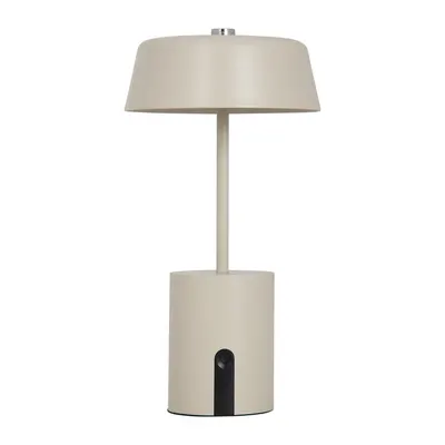 Veioză bej LED din metal (înălțime 22,5 cm) Elemental LED – Leitmotiv