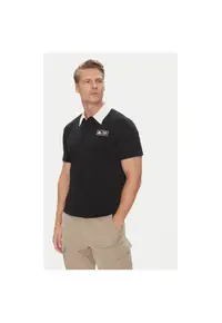 Tricou polo barbati 351R2IW - Bumbac - Negru - Negru