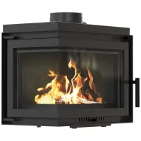 Focar fonta Bergen 8-11kW - 81% - Sticla Stanga