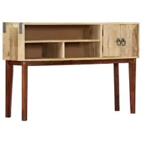 Gossi masa consola, 115x30x76 cm, lemn masiv de mango nefinisat