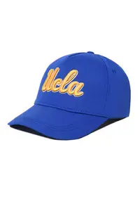 Sapca unisex cu logo brodat - pentru baseball Murphy - Galben sofran/Albastru