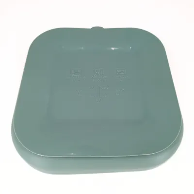 Farfurie patrata din silicon compartimentata Coccorito Mint