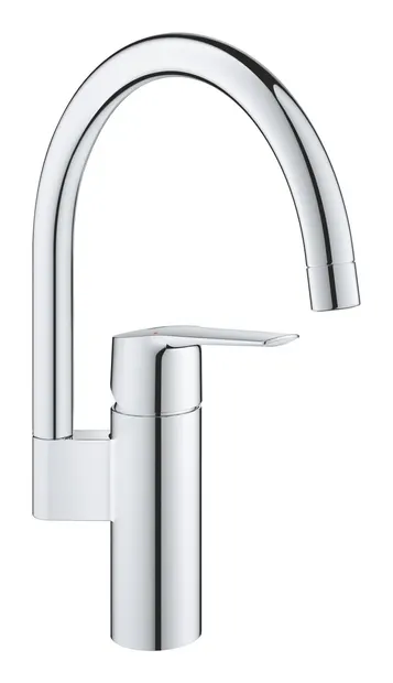 Baterie bucatarie Grohe Start 30469000, 3/8, pipa inalta, tip C, pivotanta, monocomanda, Crom