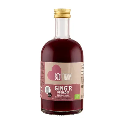 Bautura premium cu ghimbir si sfecla bio 500 ml Bio Today