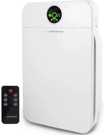 Purificator de aer Esperanza - EHP002, HEPA H11, 50 dB, alb