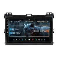Navigatie Toyota Prado J120 (2002-2010), Android, P-Octacore 2GB RAM + 32GB ROM, 9 Inch - AD-BGP9002+AD-BGRKIT083