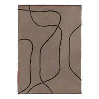 Covor maro lavabil din bumbac 100x140 cm Shadow – Mette Ditmer Denmark