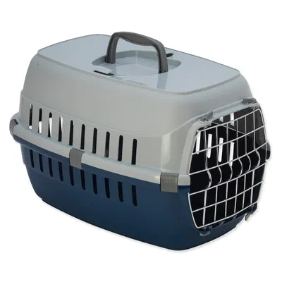 Cușcă / geantă pentru transport animale de companie albastră-gri 32x48,5 cm Dog Fantasy Carrier – Plaček Pet Products