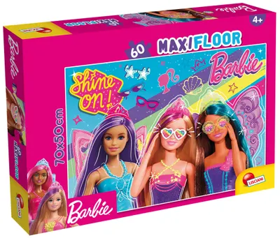 Puzzle de podea pentru copii Lisciani din 60 XXL piese - Barbie