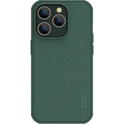Husa Super Frosted Shield Nilkin, Pentru iPhone 16 Pro, Design Texturat, Ultra Protectie, Verde Engros
