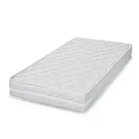 Saltea pat, Lorelli Relax, 60 x 120 x 12 cm, spuma elastica, Grey Sky