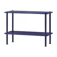 Etajeră albastră cu aspect de lemn de stejar 80x54,5x35 cm Teidi – noo.ma