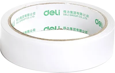 Banda adeziva cu doua fete Deli Stick Up - 30403, 24 mm х 10 m