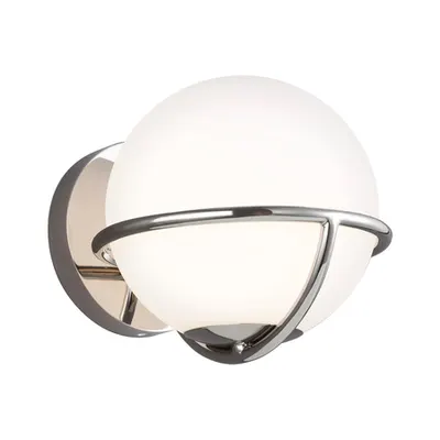Aplica Apollo 1 Light Wall Light – Polished Nickel