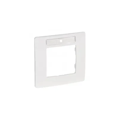 Placa Niloé - 1-module - cu label-holder - alb