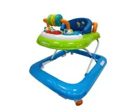 Premergator cu balansoar Kikkaride Let s Go Kitte blue, green