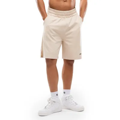 Pantaloni scurți atletici scuba pentru bărbați IBZ Bang Ivory Alb