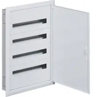 Tablou electric incastrat 96 module (4x24), usa opaca Hager FW424F