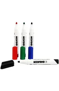 Set 4 markere pentru whiteboard + burete magnetic
