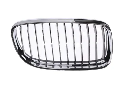 Grila radiator Dreapta potrivit BMW 3 (E90), 3 (E91) 1.6-4.4 2004-2012 2008-2012 - (cadru cromat; trepte de negru/crom)