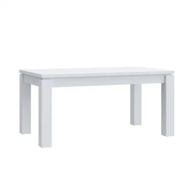 Masa extensibila ELARA, 8 persoane, alb, 160,4 206,4x90,4x76,1 cm