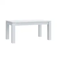 Masa extensibila ELARA, 8 persoane, alb, 160,4 206,4x90,4x76,1 cm