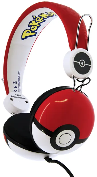 Căști pentru copii OTL Technologies - Pokeball Tween, rosii