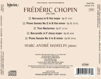 Chopin: Sonatas Nos 2 & 3 / Two Nocturnes