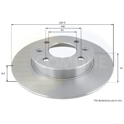 Disc frana COMLINE ADC1515