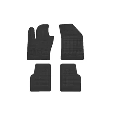 Set covorase auto din cauciuc Jeep Compas 2017- prezent, presuri FROGUM, Negru