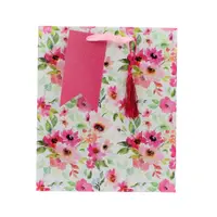 Punga cadou M hartie watercolour flors