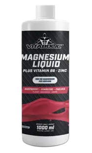 Magnesium Liquid Zmeura, 1l, Vitabolic
