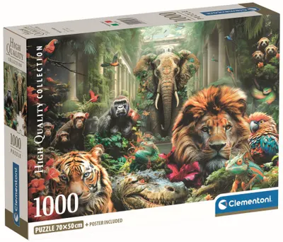 Puzzle Clementoni din 1000 piese - Junglă mistică