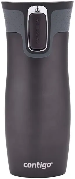 Cană termică Contigo West Loop - Neagra, 470 ml